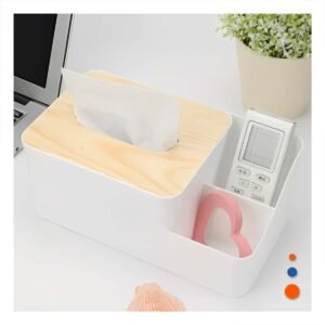 Servilletero Multifuncional para Cocina, Comodo y Practico para Mesa Blanco