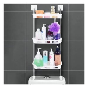 Repisa Organizadora 3 Niveles Encima de Lavabo Metal y Plastico para Accesorios