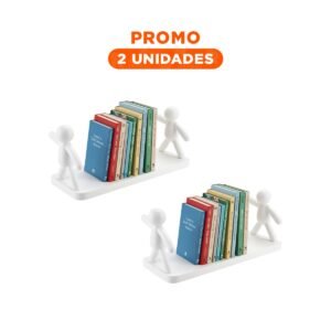 Pack2 Plataforma Humanoide Plastico para Ordenar Articulos Personales y Objetos Blanco