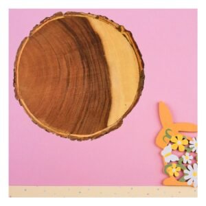 Bandeja Circular de Madera para Decoracion de Hogar y Casa con Estilo Natural