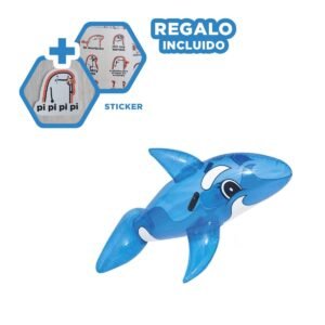 Accesorio Acuatico Decorativo con Diseno de Ballena para Verano Y+Regalo Sticker
