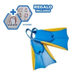 Accesorio Deportivo Orca para Actividades Acuaticas Azul Amarillo Y+Regalo Sticker