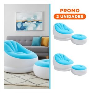 Pack2 Elemento Inflable para Descanso y Entretenimiento Familiar