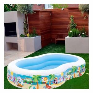 Piscina Inflable Familiar para Hogar y Jardin con Diseno Amplio para Verano