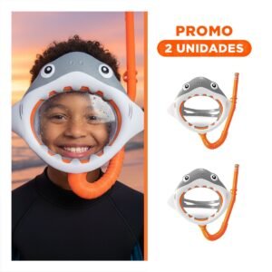 Pack2 Set Deportivo 2 Pcs Tiburon para Practica de Natacion Recreativa
