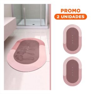 Pack2 Cobertor Ovalado Home Rosado Funcional y Suave Ideal para Cualquier Area