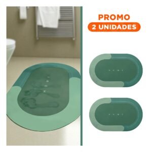 Pack2 Protector Ovalado Home Verde para Casa Uso Diario y Decoracion Interior