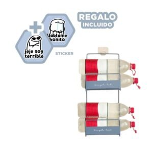 Organizador de Bolsos Azul 2 Niveles 45x17x19cm Estructura Firme Pro Y+Regalo Sticker