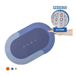 Tapete Decorativo Home Azul Acero Material Resistente para Casa Y+Regalo Sticker