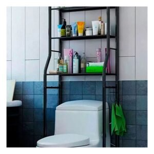 Repisa Negra Cuadrada para Hogar con Diseno Moderno y Uso Diario Funcional