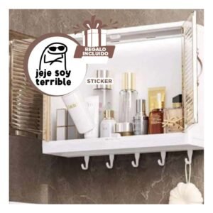 Organizador Multifuncional Practico para Pared en Habitacion Blanco Interior Y+Regalo Sticker