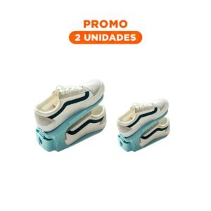 Pack2 Organizador De Calzado Plastico Para Uso Diario en Espacios del Hogar