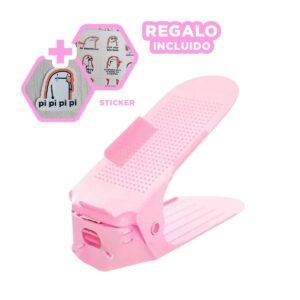 Estructura para zapatos plastico rosado que ayuda a mejorar la distribucion Y+Regalo Sticker