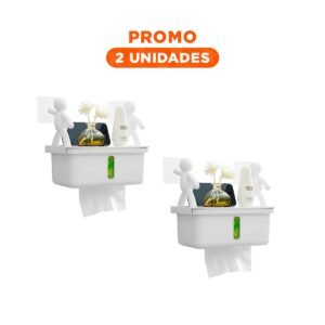 Pack2 Plataforma Humanoides Porta Pañuelos Permite Organizar Utensilios y Accesorios Blanco
