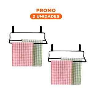 Pack2 Organizador de Puerta 11x9x24 cm Negro con mucha Capacidad en Sala