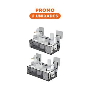 Pack2 Estantes Flotantes 15x15x36 cm Negro con mucha Capacidad en su Sala
