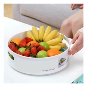 Base Giratoria 360 Grados 6.7cmx22.5cm Blanco Talla S para el Orden en su Vivienda Linda