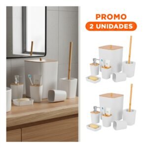 Pack2 Separador Organizador 6 Piezas Blanco Para Cocina Bano o Hogar Orden Diario
