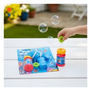 Lanzador de Burbujas con Forma de Pez para Juego Divertido al Aire Libre