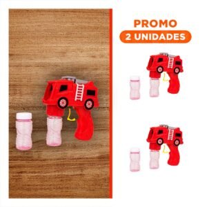 Pack2 Lanzador de Burbujas Manual Camion para Momentos de Juego Compartido