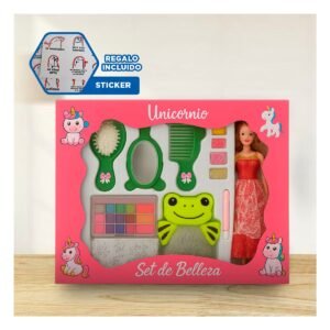 Kit De Maquillaje Con Piezas Unicornio Rana Para Juego Creativo En Casa Y+Regalo Sticker