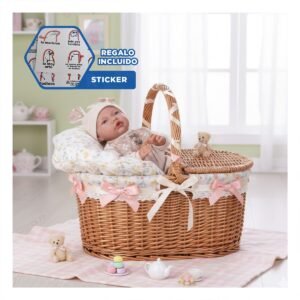 Juguete de Juego 42cm Amarillo con Vestimenta Comoda para Rutinas Infantiles Y+Regalo Sticker