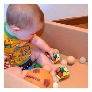 Set12 Creativo de Pelotas Antiestres Futbol Colores para Relajacion y Diversion