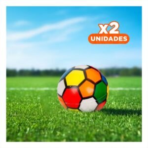 Pack2 Actividad de Pelotas Antiestres Set12 Futbol Colores para Relajacion
