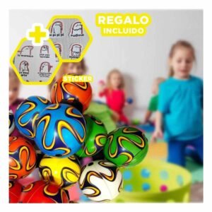 Alternativa de Pelotas Antiestres Set12 Rayas Curvas Colores para Relax Y+Regalo Sticker