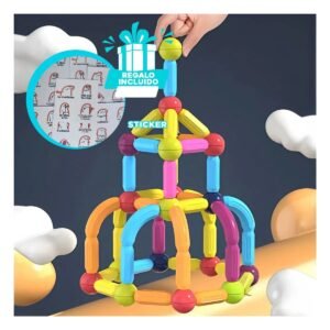 Conjunto Magnetico Didactico para Casa con Piezas Creativas y Juego Seguro Y+Regalo Sticker