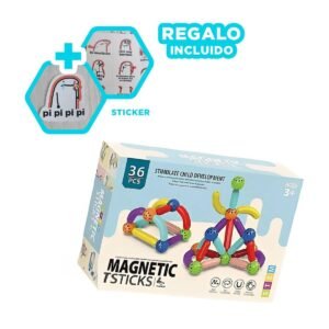 Actividad Magnetica Educativa con Piezas Creativas para Juegos de Aprendizaje Y+Regalo Sticker
