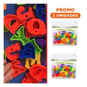Pack2 Kit Creativo de Bloques de Letras y Formas