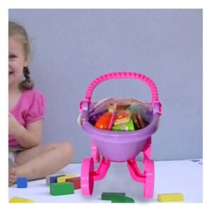 Carro Canasta de Verduras para Cocina y Hogar con Ruedas Practico y Resistente