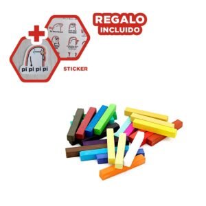 Kit de Regletas Creativas Multicolor con 74 Piezas Y+Regalo Sticker
