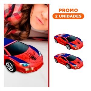 Pack2 Carro Robot para Diversion Infantil color Rojo