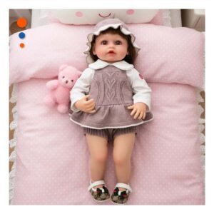 Blusa Tejida para Bebe en Palo Rosa con Short y Gorro Comodo para uso diario