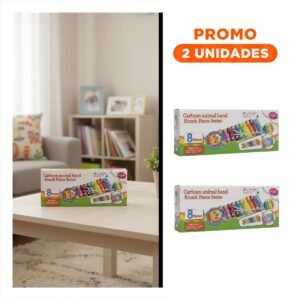 Pack2 Teclado de Leon Juguete Musical para Ninos Alegre y Seguro