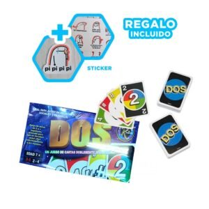 Juego de Mesa Dos Caja Grande Tradicional para Juegos Estrategicos Y+Regalo Sticker