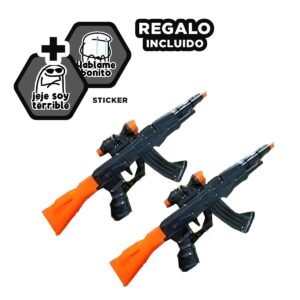 Lanzador con Granadas con Accesorios para Juego Infantil Y+Regalo Sticker
