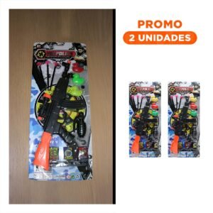 Pack2 Dispositivo con Granadas con Accesorios para Juego Seguro