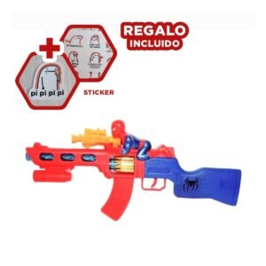 Lanzador Araña con Luz y Sonido para Niños Seguro y Divertido Y+Regalo Sticker
