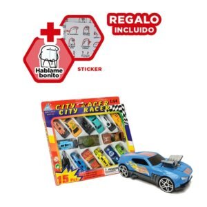 Carro Coleccionable Metalico con Acabado Resistente para Juego y Exhibicion Y+Regalo Sticker