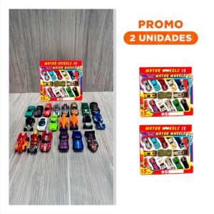 Pack2 Juguete Coleccionable Metalico Deportivo para Juego en Hogar