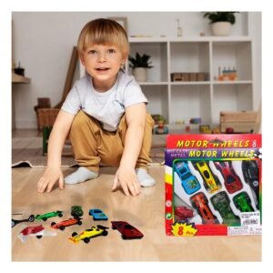 Set De Carritos Metal Coleccion Vehiculos Para Juego y Decoracion Hogar