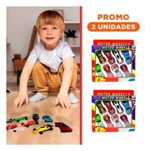 Pack2 Grupo De Carritos Metal Para Coleccion y Diversion Clasica en Hogar