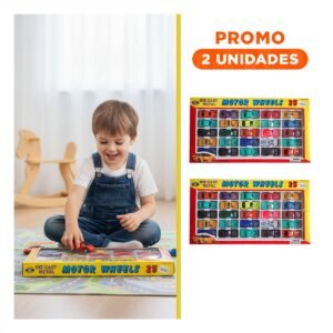 Pack2 Modelos Coleccion de Carritos Metalicos para Juego y Decoracion Hogar