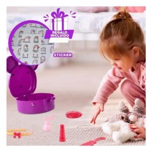 Maletin Set de Maquillaje con Accesorios para chicas con orejitas Y+Regalo Sticker