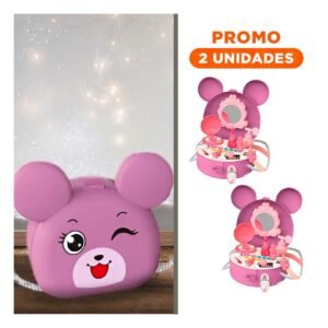 Pack2 Conjunto de Maquillaje para chicas con orejitas y accesorios