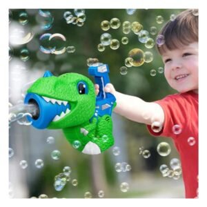 Lanzador de Burbujas de Dinosaurio Chico para Juego y Diversion Infantil