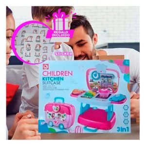 Actividad Infantil con Set de Cocina Maleta en Caja Y+Regalo Sticker